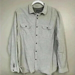 Converse gray button down Chuck’s shirt size large